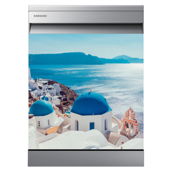 Dishwasher Sticker - Santorini