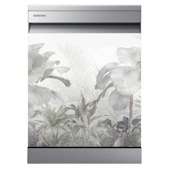 Dishwasher Sticker - Tropical forest