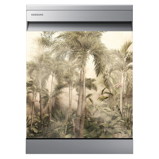 Dishwasher Sticker - Tropical forest