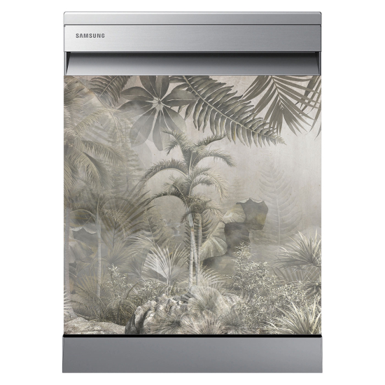 Dishwasher Sticker - Tropical forest