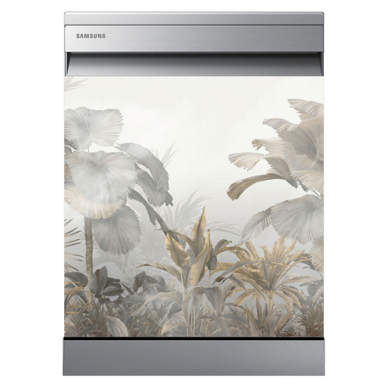 Dishwasher Sticker - Tropical forest