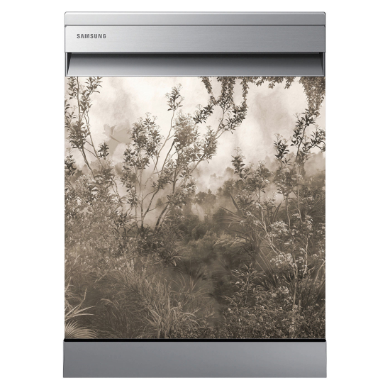 Dishwasher Sticker - Tropical forest