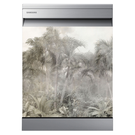 Dishwasher Sticker - Tropical forest