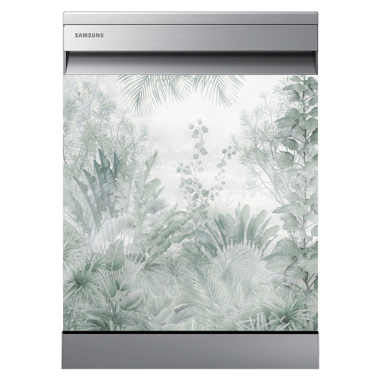 Dishwasher Sticker - Tropical forest