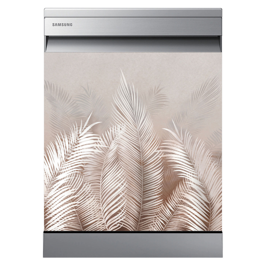 Dishwasher Sticker - Tropical leaves