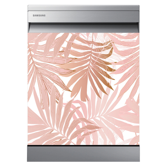 Dishwasher Sticker - Tropical leaves