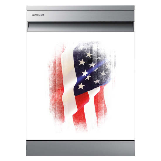 Dishwasher Sticker - USA Flag