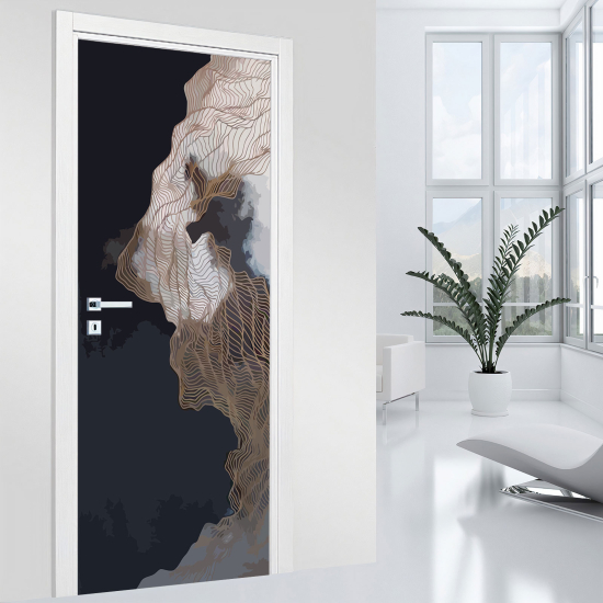 Door Sticker - Decal - Abstract