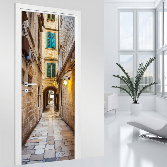 Door Sticker - Decal - Alley