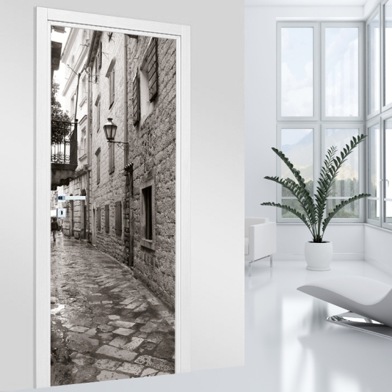 Door Sticker - Decal - Alley