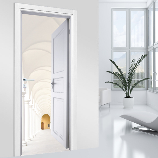 Door Sticker - Decal - Arches Corridor