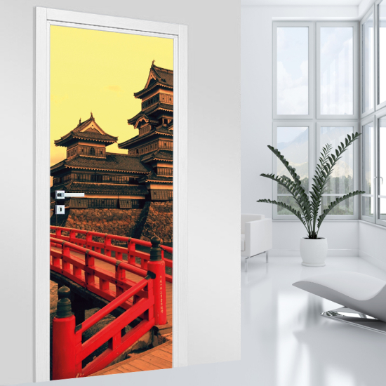 Door Sticker - Decal - Asia