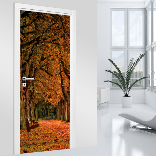 Door Sticker - Decal - Autumn