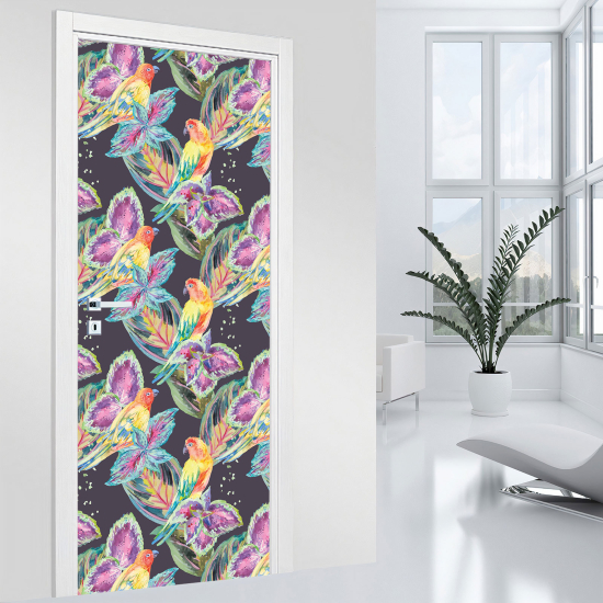 Door Sticker - Decal - Birds