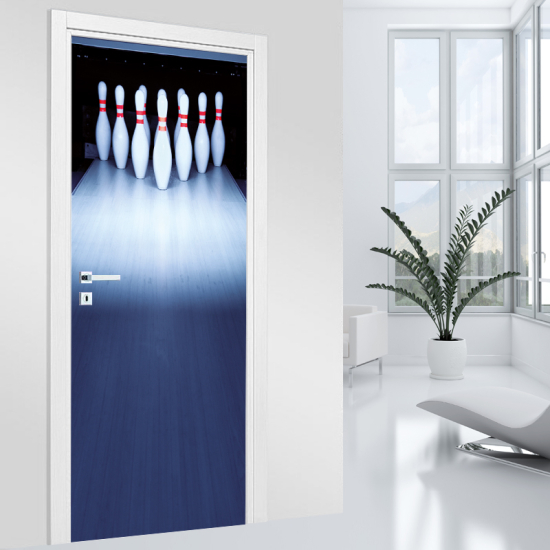 Door Sticker - Decal - Bowling