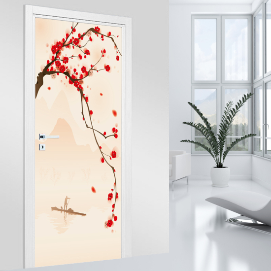 Door Sticker - Decal - Branch