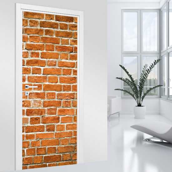 Door Sticker - Decal - Bricks