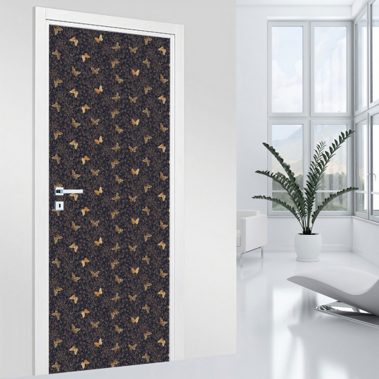 Door Sticker - Decal - Butterflies