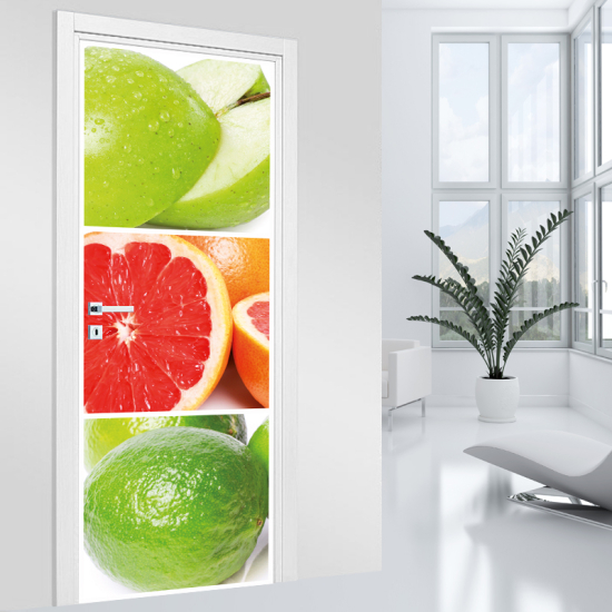 Door Sticker - Decal - Citrus fruits