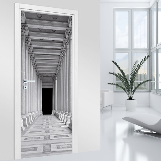 Door Sticker - Decal - Column