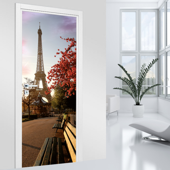 Door Sticker - Decal - Eiffel Tower