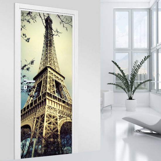 Door Sticker - Decal - Eiffel Tower