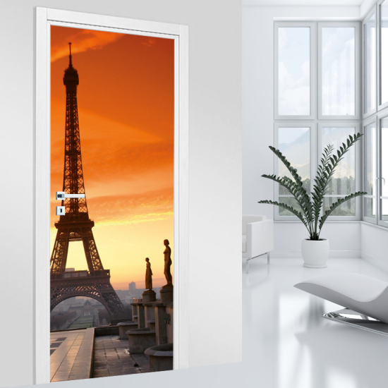 Door Sticker - Decal - Eiffel Tower