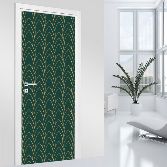 Door Sticker - Decal - Elegant pattern