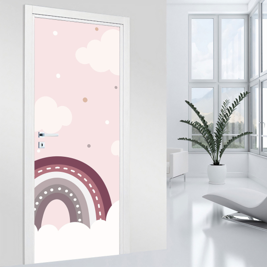 Door Sticker - Decal for Kids - Rainbow