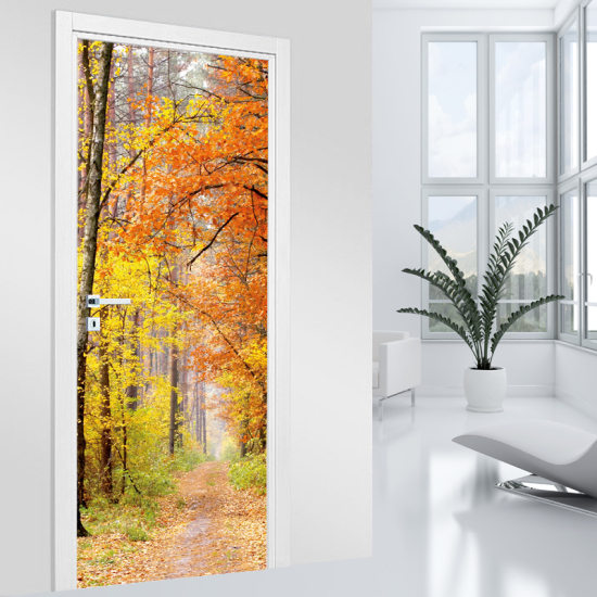 Door Sticker - Decal - Forest