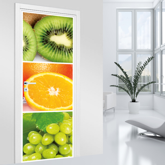 Door Sticker - Decal - Fruits