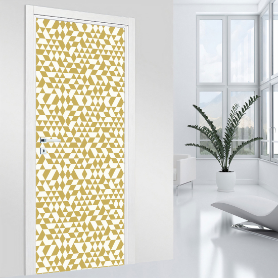 Door Sticker - Decal - Geometric pattern