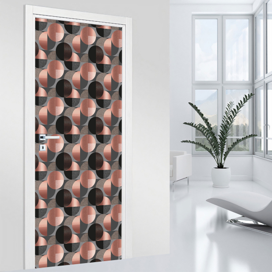 Door Sticker - Decal - Geometric pattern