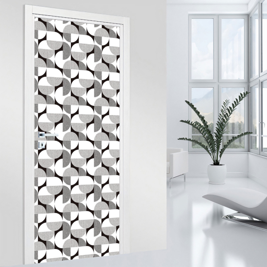 Door Sticker - Decal - Geometric pattern