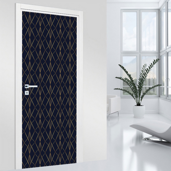 Door Sticker - Decal - Geometric pattern