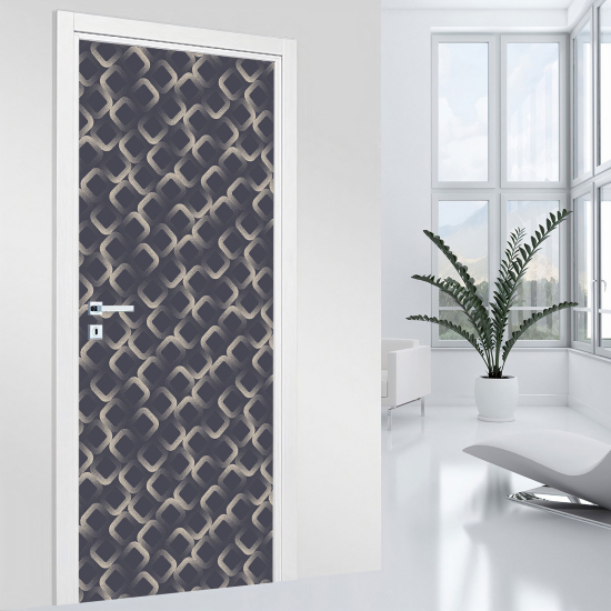 Door Sticker - Decal - Geometric pattern