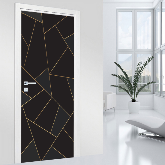 Door Sticker - Decal - Geometric pattern