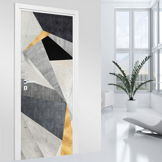 Door Sticker - Decal - Geometric pattern