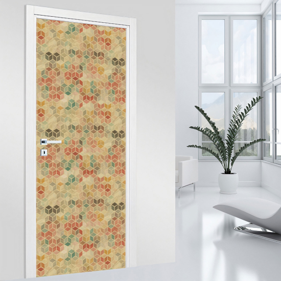 Door Sticker - Decal - Geometric patterns