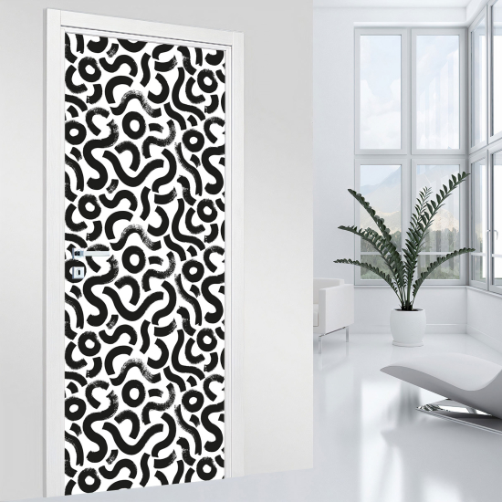 Door Sticker - Decal - Graphic pattern