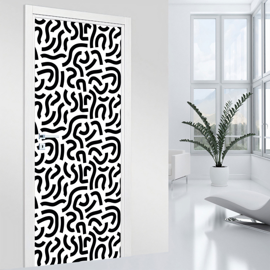 Door Sticker - Decal - Graphic Pattern