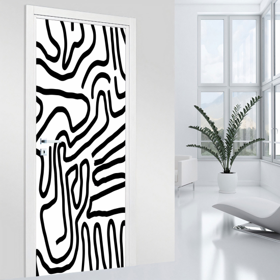 Door Sticker - Decal - Graphic Pattern