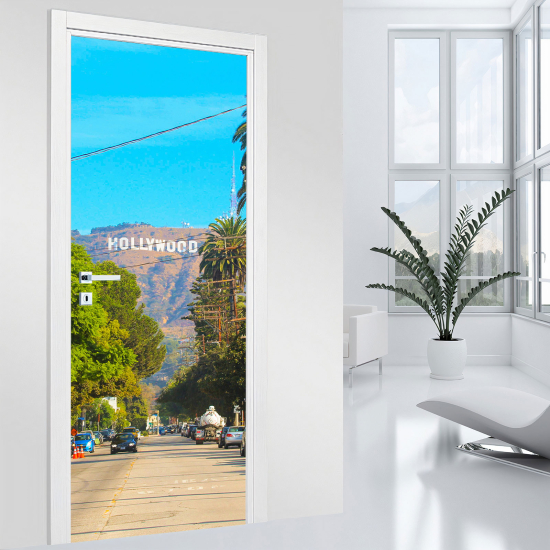 Door Sticker - Decal - Hollywood