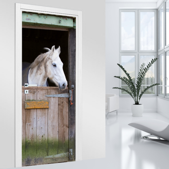 Door Sticker - Decal - Horse