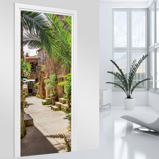 Door Sticker - Decal - Italian Alley