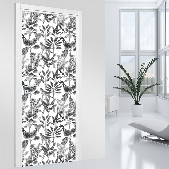 Door Sticker - Decal - Jungle