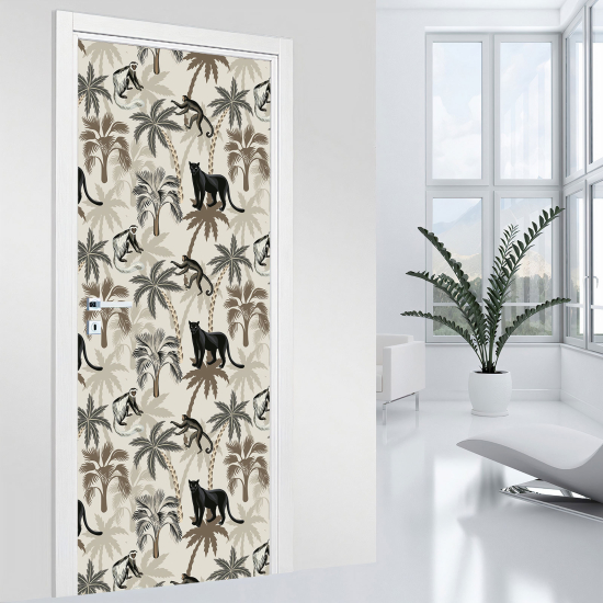 Door Sticker - Decal - Jungle