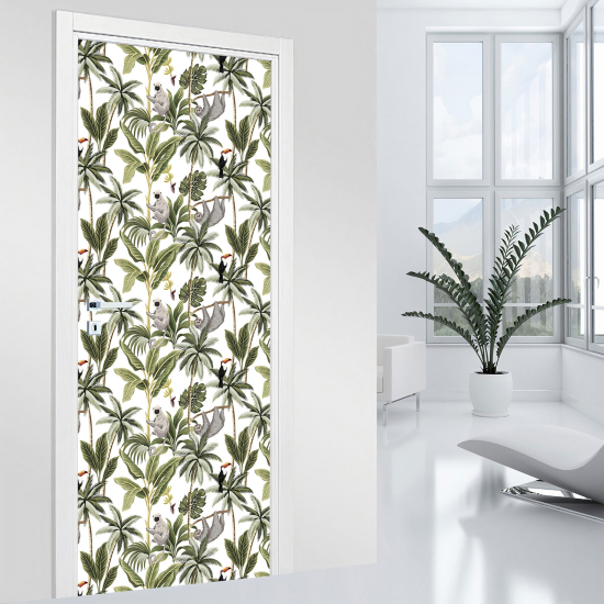 Door Sticker - Decal - Jungle