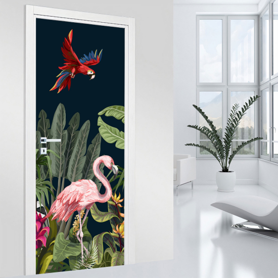 Door Sticker - Decal - Jungle