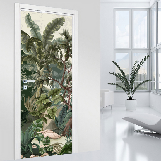 Door Sticker - Decal - Jungle